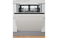 Whirlpool WIO 3C33 E 6.5 vstavaná umývačka riadu plne integrovaná,60 cm,Čierna,energ. tr.D
