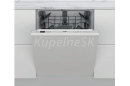 Whirlpool vstavaná umývačka riadu W2I HD524 AS,plne integrovaná,60 cm,Strieb,energ. tr. E