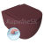 Isvea INFINITY závesná WC misa, Rimless, 36,5x53cm, Matná maroon Red