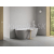 Ravak Freedom Wall II Tec voľne stojaca vaňa 170x87cm Smooke Grey/Biela,kryt.odtoku Biely