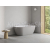 Ravak Freedom O Tec voľne stojaca akryl vaňa 170x77 cm Smoke Grey/Biela,kryt. odtoku Biela