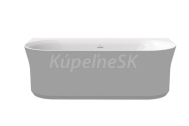 Ravak Ypsilon Wall voľne stojaca akrylát vaňa 178x86 cm Smoke Grey/Biela,kryt odtoku Biela