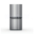 Whirlpool Americká chladnička WQ9 B3L EF s mrazničkou, No Frost, energ. tr. D, Nerez