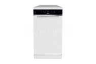 Whirlpool voľne stojaca umývačka riadu WSFO 3B23 P,s panelom, 45 cm, Biela, energ. tr. E