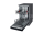 Whirlpool voľne stojaca umývačka riadu WSFC 3M27 X,s panelom, 45 cm, Nerez, energ. tr. E