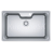 Franke Bell nerezový drez BCX 610-75 810x510 mm,sitkový ventil,sifón