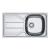 Franke Flash nerezový drez FLN 611-78/44 780x435 mm, sitkový ventil, sifón
