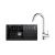 FRANKE SETG267O fragranitový drez 780x435mm BSG 611-78/39 Onyx+batéria FP 9000.031 Chróm