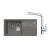 FRANKE SETG268ŠK fragranit. drez 780x435mm BSG 611-78/39 Š.kameň+batéria FS 3230.031 Chróm