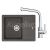 FRANKE SETG262ŠB fragranit drez 620x500 mm BFG 611-62 Š.Bridlica+batéria FS 3230.031 Chróm