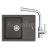 FRANKE SETG262ŠB fragranit drez 620x500 mm BFG 611-62 Š.Bridlica+batéria FS 3230.031 Chróm