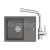 FRANKE SETG262ŠK fragranitový drez 620x500 mm BFG 611-62 Š.Kameň+batéria FS 3230.031 Chróm