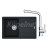 FRANKE SETG263O fragranit drez 780x500 mm BFG 611-78 Onyx+batéria FS 3230.031 Chróm
