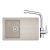 FRANKE SETG263SA fragranit drez 780x500 mm BFG 611-78 Sahara batéria FS 3230.031 Chróm