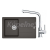 FRANKE SETG263ŠB fragranit drez 780x500 mm BFG 611-78 Š.Bridlica+batéria FS 3230.031 Chróm