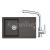 FRANKE SETG263ŠB fragranit drez 780x500 mm BFG 611-78 Š.Bridlica+batéria FS 3230.031 Chróm