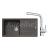 FRANKE SETG264ŠB fragranitový drez 970x500 mm BFG 611 Š.Bridlica+batéria FS 3230.031 Chróm