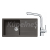 FRANKE SETG264ŠB fragranitový drez 970x500 mm BFG 611 Š.Bridlica+batéria FS 3230.031 Chróm