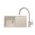 FRANKE SETG280MČ fragranitový drez 970x500 mm BFG 611+batéria FC 6018.901 Sahara