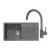 FRANKE SETG280MČ fragranitový drez 970x500 mm BFG 611+batéria FC 6018.901 Šedý Kameň