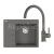 FRANKE SETG269ŠK fragranitový drez 620x500mm CNG 611-62TL/7+batéria FC 6018.084 Šedý Kameň