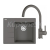 FRANKE SETG269ŠK fragranitový drez 620x500mm CNG 611-62TL/7+batéria FC 6018.084 Šedý Kameň
