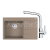 FRANKE SETG251KA fragranit drez 780x500mm CNG 611-78 TL/2 kašmír+batéria FS 3230.031 Chróm