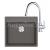 FRANKE SETG254ŠK fragranit drez 560x510mm MRG 610-52 RTL Š.kameň+batéria FS 3229.031 Chróm