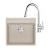FRANKE SETG254SA fragranit drez 560x510 mm MRG 610-52 RTL Sahara+batéria FS 3229.031 Chróm