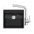 FRANKE SETG255MČ fragr drez 560x510 mm MRG 610-52 RTL Čierna mat+batéria FS 3230.031 Chróm