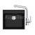 FRANKE SETG255O fragranitový drez 560x510 mm MRG 610-52 RTL Onyx+batéria FS 3230.031 Chróm