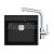 FRANKE SETG255O fragranitový drez 560x510 mm MRG 610-52 RTL Onyx+batéria FS 3230.031 Chróm