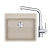 FRANKE SETG255SA fragranit drez 560x510 mm MRG 610-52 RTL Sahara+batéria FS 3230.031 Chróm
