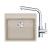 FRANKE SETG255SA fragranit drez 560x510 mm MRG 610-52 RTL Sahara+batéria FS 3230.031 Chróm