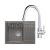 FRANKE SETG256ŠK fragranitový drez 620x500 mm MRG 611-62 Š.Kameň+batéria FS 3229.031 Chróm