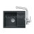 FRANKE SETG257O fragranitový drez 620x500 mm MRG 611-62 Onyx+batéria FS 3230.031 Chróm