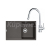 FRANKE SETG258ŠB fragranit drez 780x500 mm MRG 611 Šedá Bridlica+batéria FS 3229.031 Chróm
