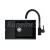FRANKE SETG277O fragranitový drez 780x500 mm MRG 611-78 BB+batéria FC 6018.071 Onyx