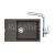 FRANKE SETG261ŠB fragr drez 780x500 mm MRG 611-78 BB Š.Bridlica+batéria FS 3230.031 Chróm