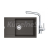 FRANKE SETG261ŠB fragr drez 780x500 mm MRG 611-78 BB Š.Bridlica batéria FS 3230.031 Chróm
