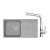 FRANKE SETT112Š tectonitový drez 940x510 OID 611 Šedá+batéria FS 3230.031 Chróm