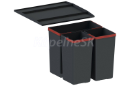 Franke odpadkový kôš Easysort 450-1-2 1x14,5l,2x7,5l