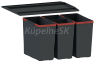 Franke odpadkový kôš Easysort 600-2-2 2x14,5l,2x7,5l