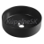 Isvea INFINITY ROUND keramické umývadlo na dosku, priemer 36cm, čierna mat