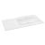 Sapho BRAHEA umývadlo 101x51,5cm (30+70cm), Rockstone, pravé, biela matná