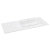 Sapho BRAHEA umývadlo 121x51,5cm (30+90cm), Rockstone, pravé, biela matná