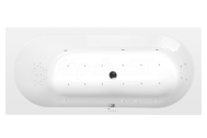 Polysan ASTRA B hydromasážna akryl. vaňa,165x75x48cm,Highline Hydro-Air,Biela,krytka Chróm