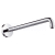 Hansgrohe 27413820 sprchové rameno DN15, vyloženie 410 mm 90 st., kartacovaný nikel