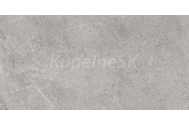 BALDOCER DOME mrazuvzdorná rektifikovaná dlažba Ash 60x120x0,9 cm R10 matná reliéfna DME01