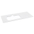 Sapho BRAHEA doska Rockstone s otvorom 121x51,5cm (90+30cm), ľavá, biela matná